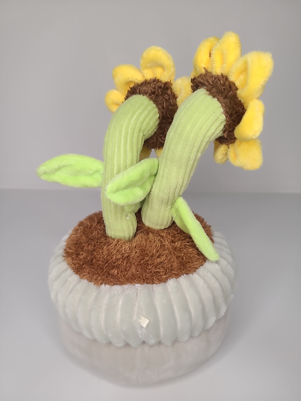 Greenhouse by Russ Sunflower Plush 12" Potted Plant Shelf Sitter Faux Flower - Picture 3 of 5